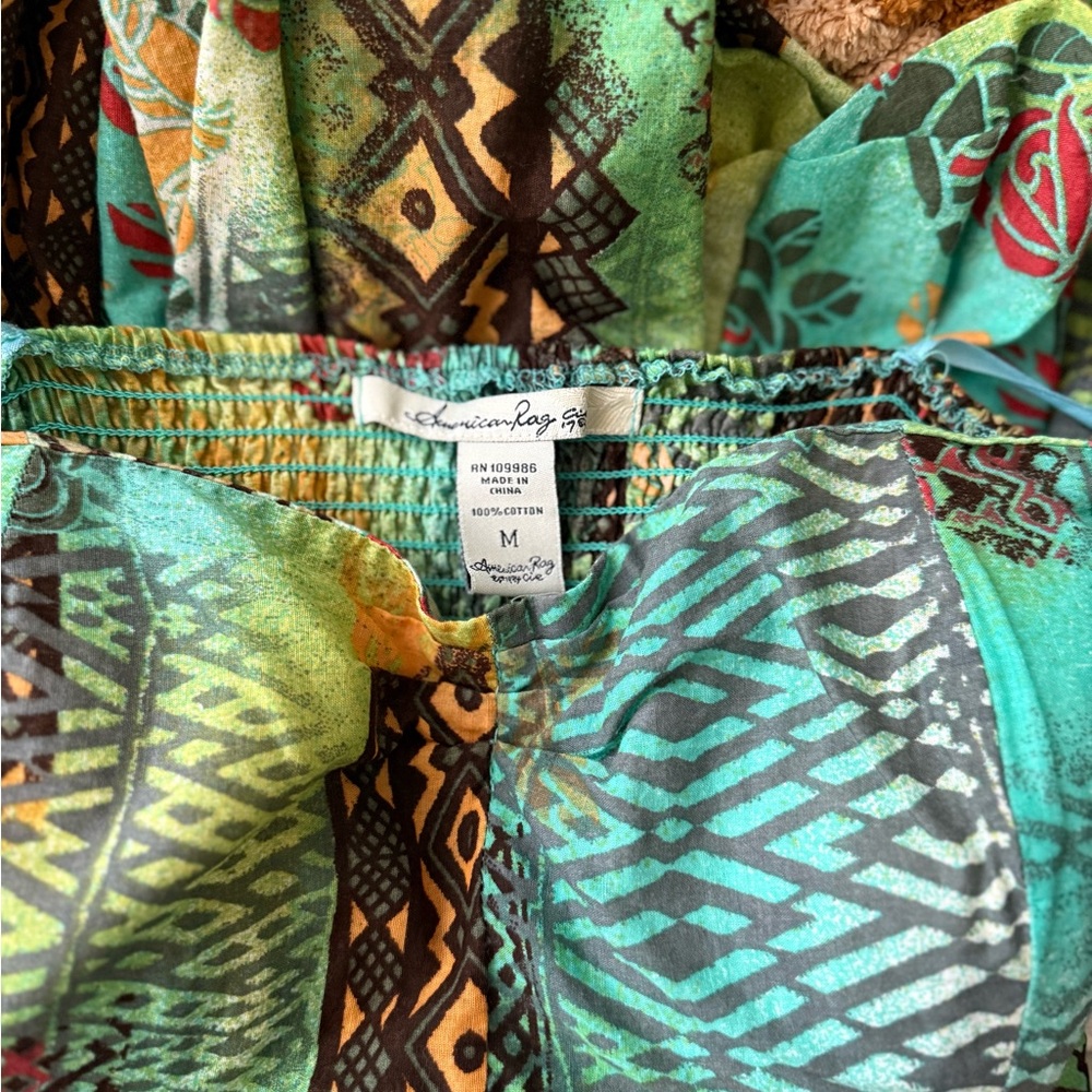 American Rag Patterned Dress, Size M